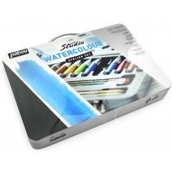 Pebeo Studio Watercolour Metal Atelier 33 pcs Set